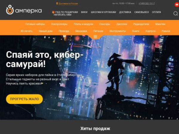 amperka.ru — SEO audit screenshot