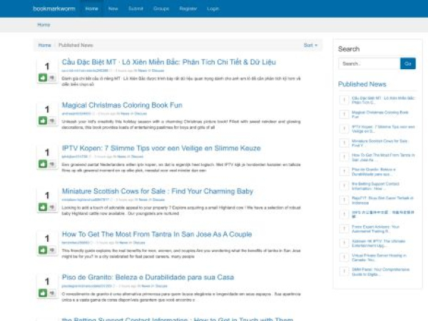 bookmarkworm.com — SEO audit screenshot