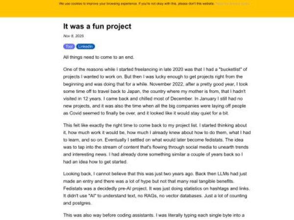 fedistats.cc — SEO audit screenshot