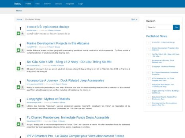 listfav.com — SEO audit screenshot
