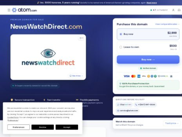 newswatchdirect.com — SEO audit screenshot