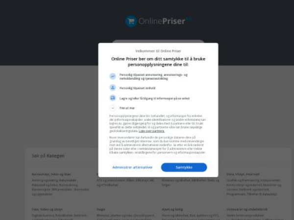onlinepriser.no