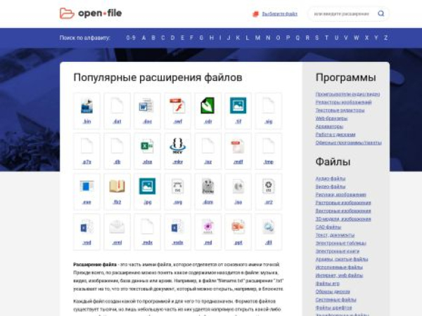 open-file.ru — SEO audit screenshot