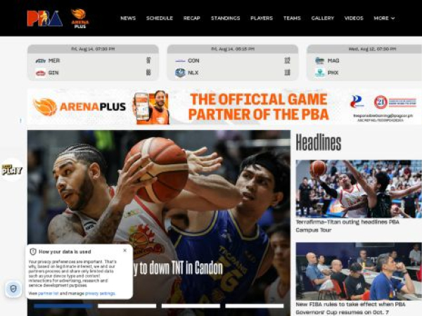 pba.ph — SEO audit screenshot