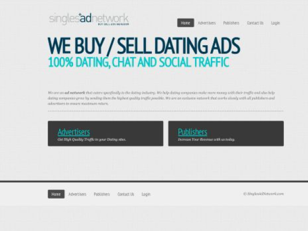 singlesadnetwork.com — SEO audit screenshot