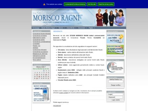 studiomoriscoragni.com — SEO audit screenshot
