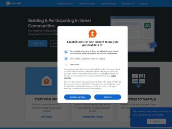 tapatalk.com — SEO audit screenshot
