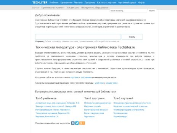 techliter.ru — SEO audit screenshot