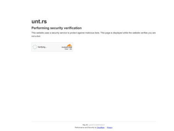 unt.rs — SEO audit screenshot