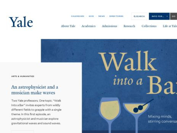 yale.edu — SEO audit screenshot
