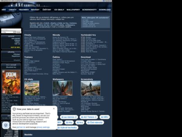 abcgames.cz — SEO audit screenshot