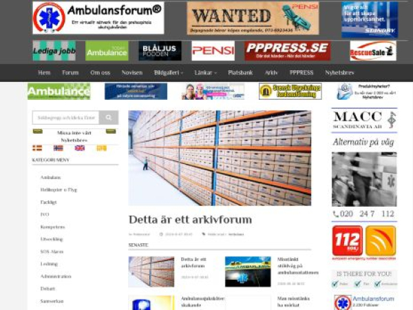 ambulansforum.com — SEO audit screenshot