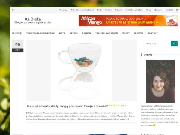 asdieta.pl — SEO audit screenshot