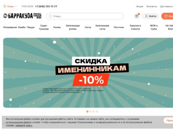 barracuda-klin.ru — SEO audit screenshot