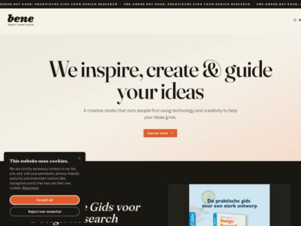 bene.be — SEO audit screenshot