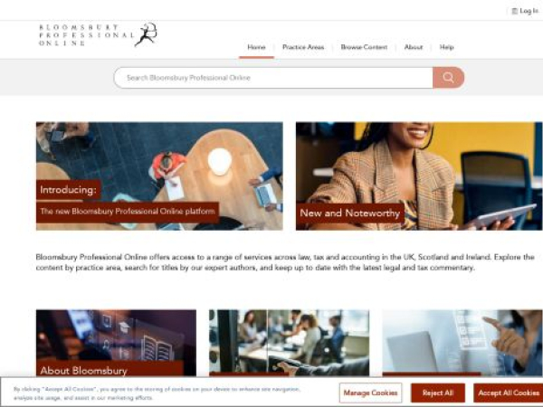 bloomsburyprofessionalonline.com — SEO audit screenshot
