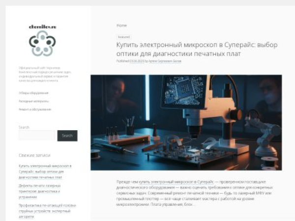 chernilov.ru — SEO audit screenshot