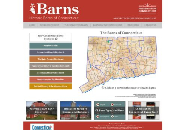 connecticutbarns.org — SEO audit screenshot