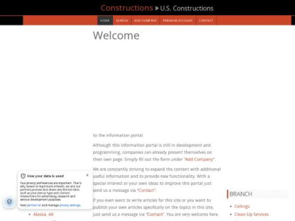 constructions.cc — SEO audit screenshot