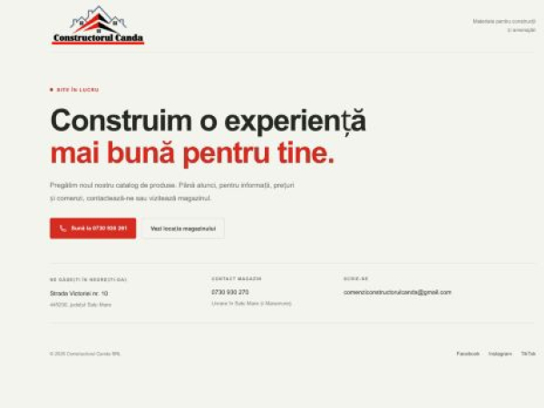 constructorulcanda.ro — SEO audit screenshot