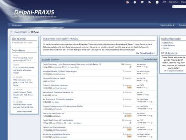 delphipraxis.net — SEO audit screenshot