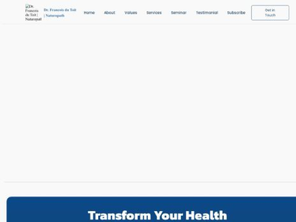 drfrancoisdutoit.com — SEO audit screenshot