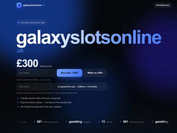 galaxyslotsonline.uk — SEO audit screenshot