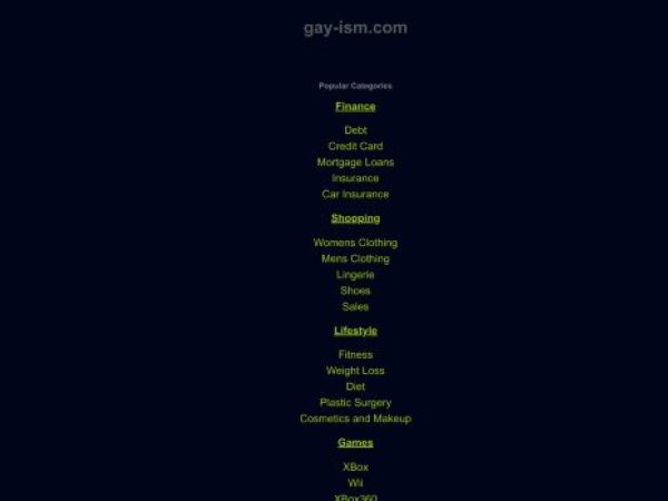 gay-ism.com — SEO audit screenshot