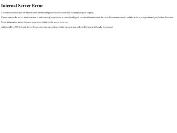 heyanesthesia.com — SEO audit screenshot