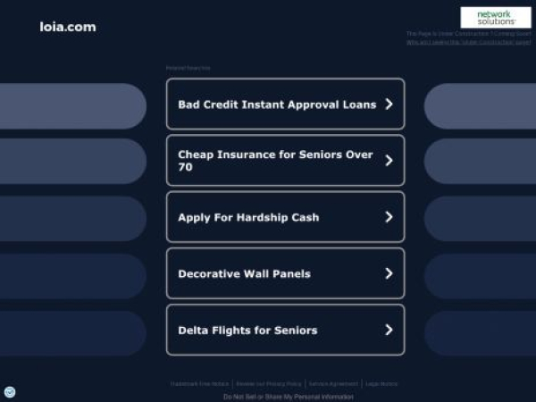 loia.com — SEO audit screenshot