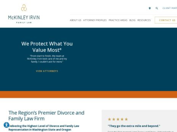 mckinleyirvin.com — SEO audit screenshot