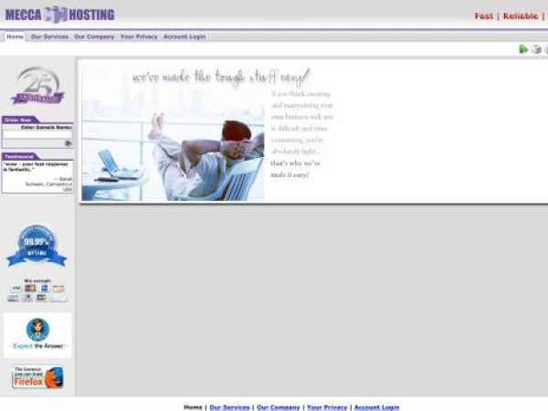 meccahosting.com — SEO audit screenshot