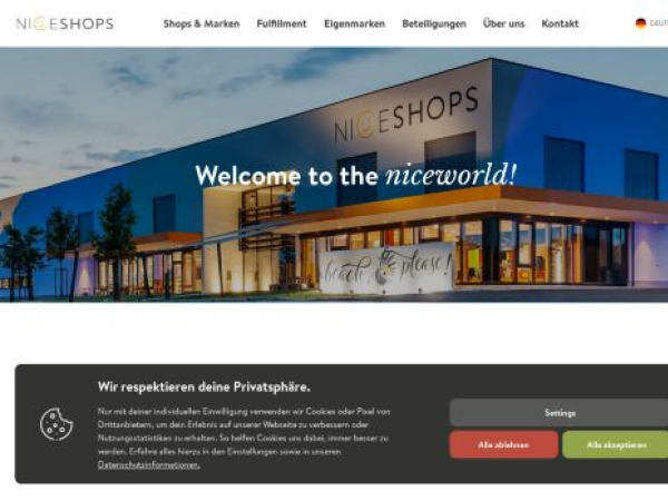niceshops.com — SEO audit screenshot