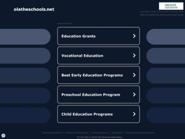 olatheschools.net — SEO audit screenshot
