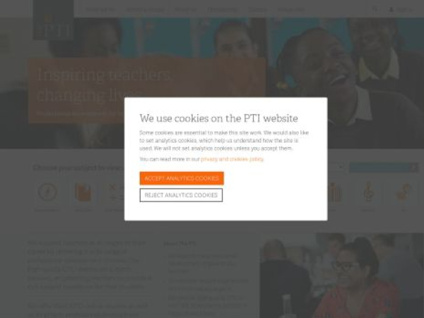 ptieducation.org — SEO audit screenshot