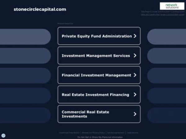 stonecirclecapital.com — SEO audit screenshot