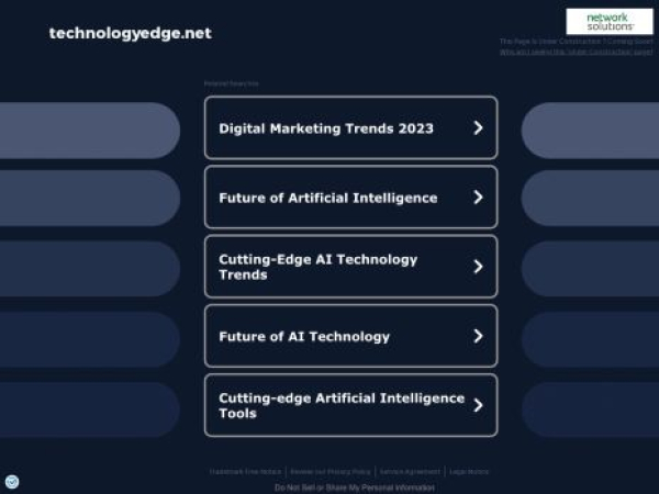technologyedge.net — SEO audit screenshot
