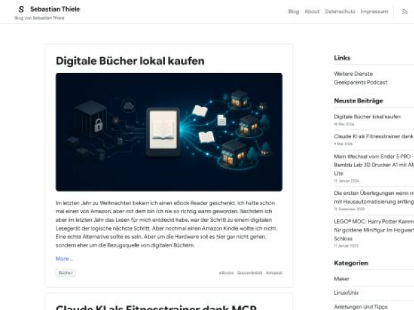 thiele.me — SEO audit screenshot