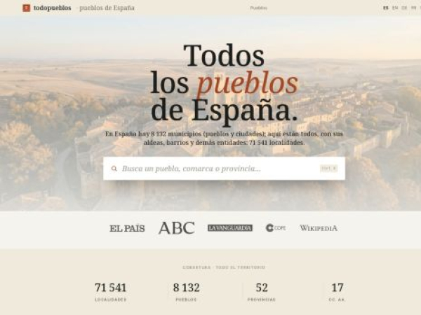 todopueblos.com — SEO audit screenshot