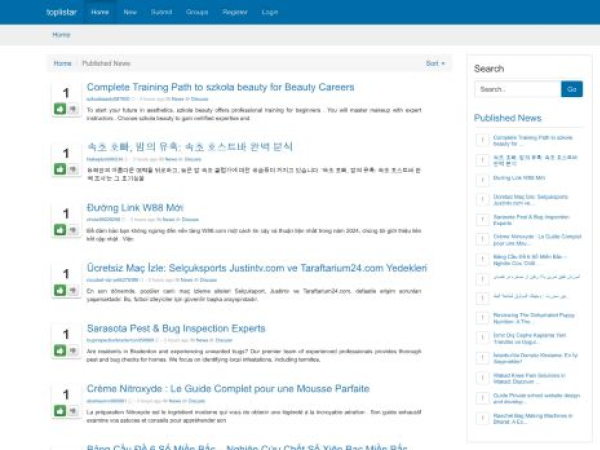 toplistar.com — SEO audit screenshot