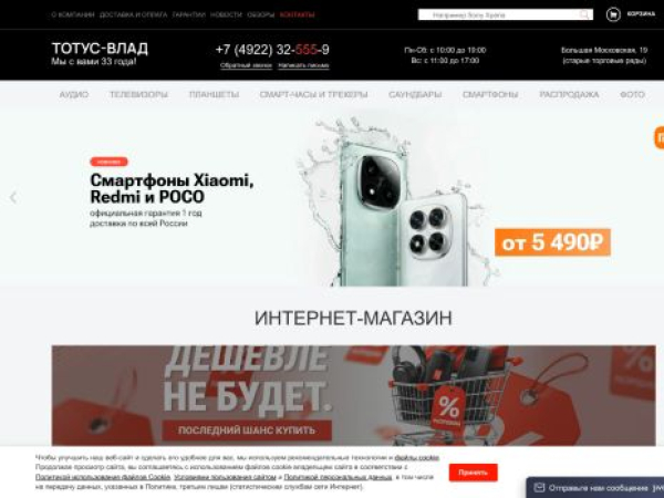 totusvlad.ru — SEO audit screenshot