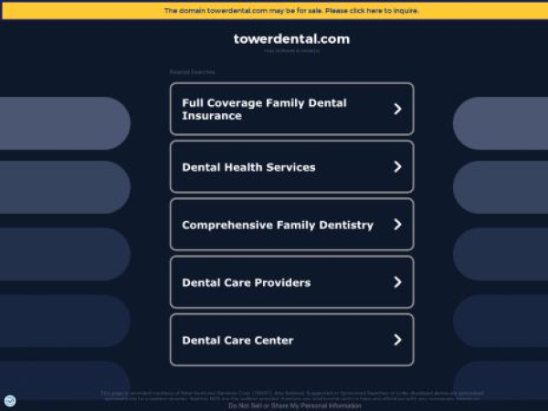 towerdental.com — SEO audit screenshot