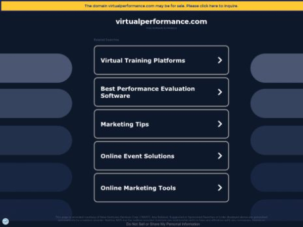 virtualperformance.com — SEO audit screenshot