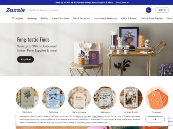 zazzle.com — SEO audit screenshot