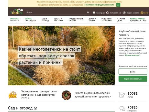 7dach.ru — SEO audit screenshot