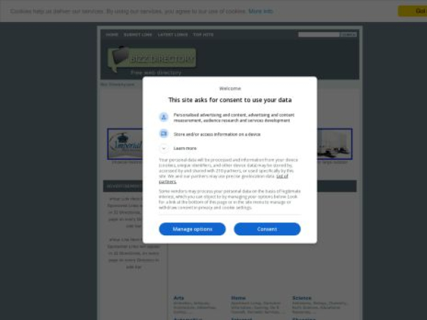 bizz-directory.com — SEO audit screenshot