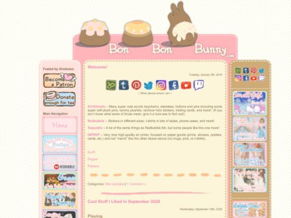 bonbonbunny.com — SEO audit screenshot