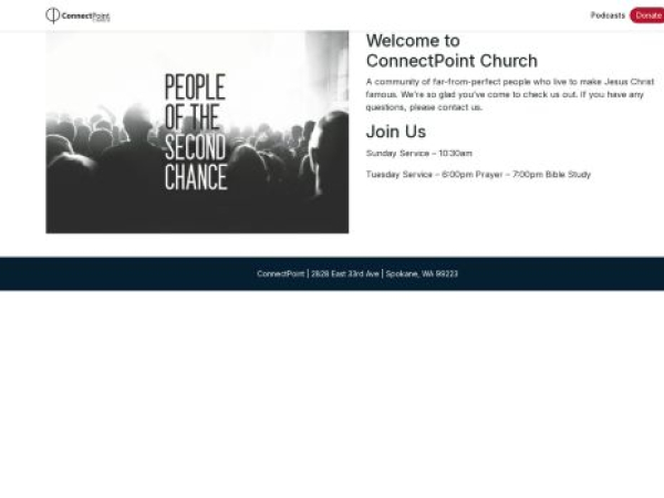 connectpoint.tv — SEO audit screenshot