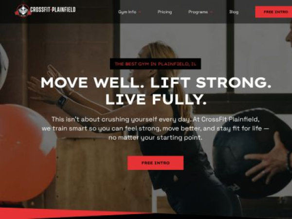 crossfitplainfield.com — SEO audit screenshot