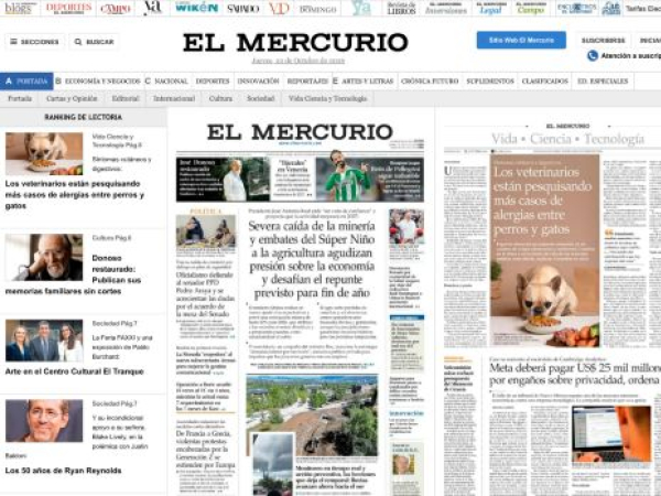 elmercurio.com — SEO audit screenshot